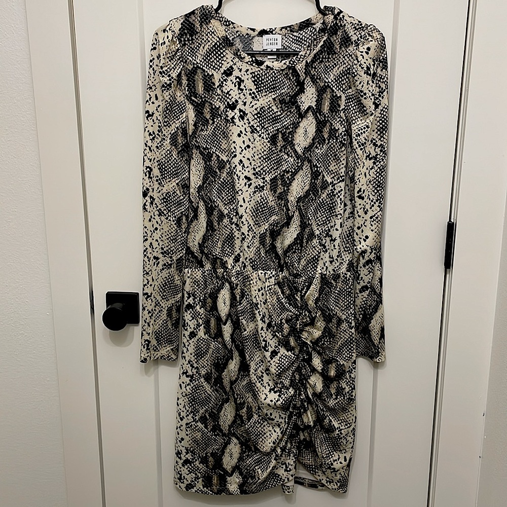 Peyton Jensen Snake print Dress Sz M